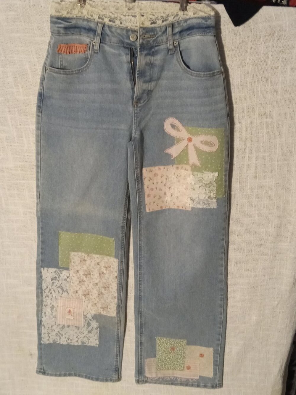 Vanilla Star patch jeans
